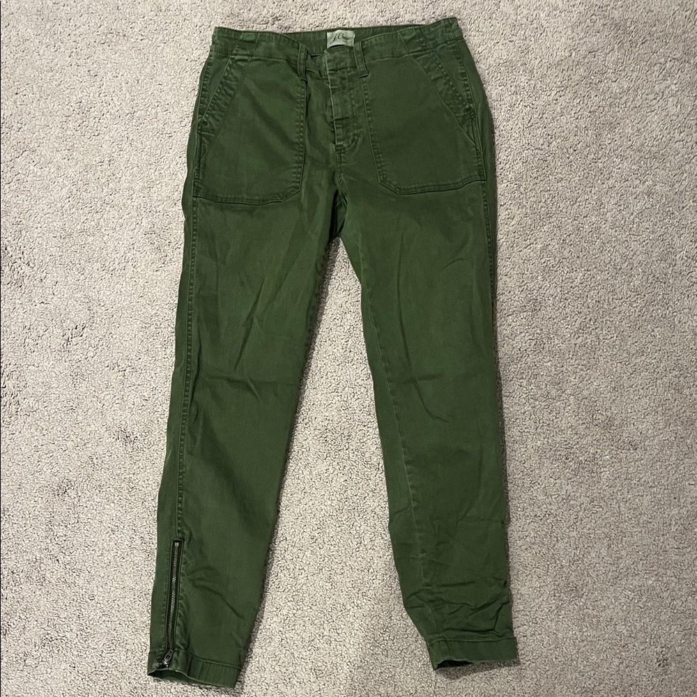 J Crew Green Casual Pants